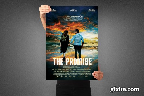 CreativeMarket - The Promise Movie Poster Template 3991837