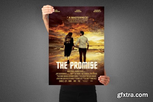 CreativeMarket - The Promise Movie Poster Template 3991837