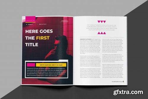 Indesign Magazine Brochure Template