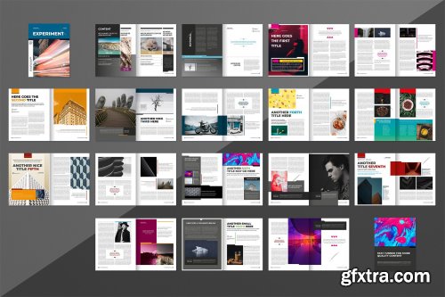 Indesign Magazine Brochure Template