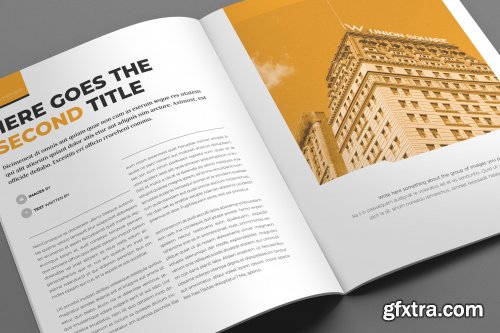 Indesign Magazine Brochure Template