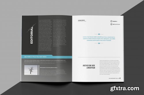 Indesign Magazine Brochure Template