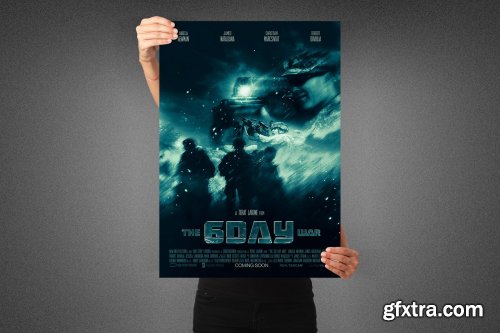 CreativeMarket - Six Day War Movie Poster Template 3990724