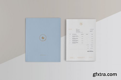 CreativeMarket - Gather Stationery Template 3900730