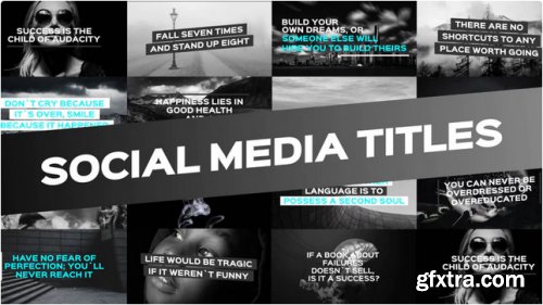 Social Media Titles - After Effects 275353