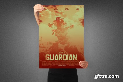 CreativeMarket - Guardian Movie Poster Template 3990730