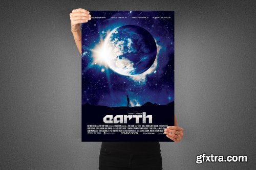 CreativeMarket - Earth Movie Poster Template 3990131