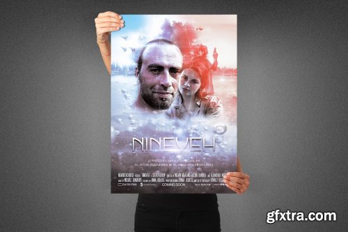 CreativeMarket - Nineveh Movie Poster Template 3987032