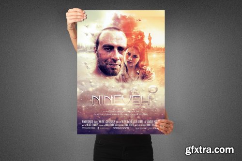 CreativeMarket - Nineveh Movie Poster Template 3987032