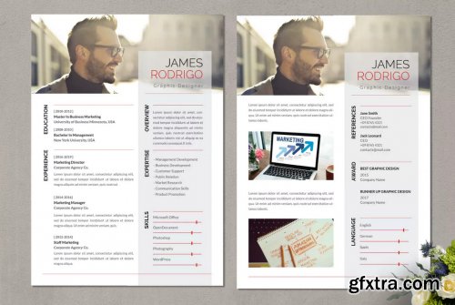 Creative Designer CV Resume Template