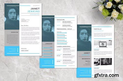 Architect CV Profesional Resume Vol. 60