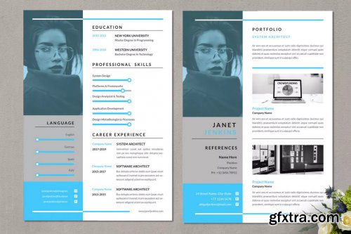 Architect CV Profesional Resume Vol. 60