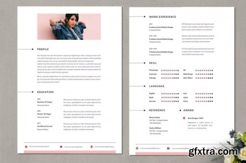 Creative Web Designer CV Resume Vol. 58