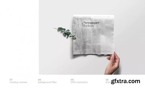 Newspaper Mockup Templates