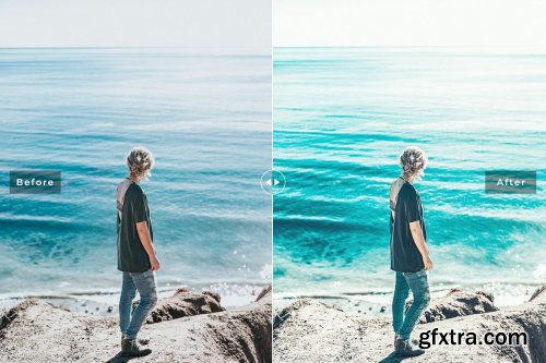 CreativeMarket - Ocean Blue Lightroom Presets Pack 4026118