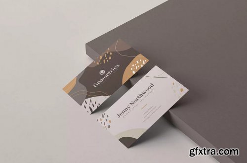 6 Abstract Business Card Templates 