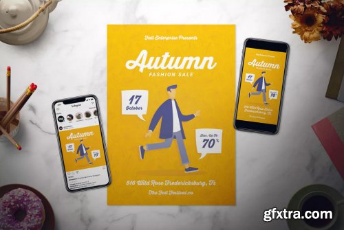 Autumn Fashion Flyer Set