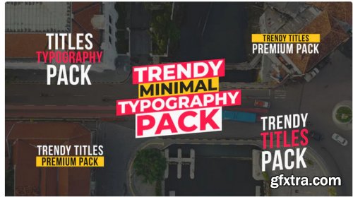 Typography And Titles Pack - Premiere Pro Templates 275599