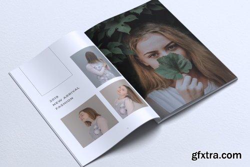 CreativeMarket - YOUNG Minimal Fashion Lookbook 3930893