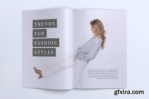 CreativeMarket - YOUNG Minimal Fashion Lookbook 3930893