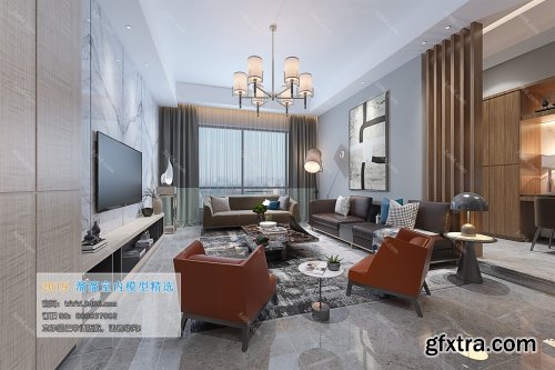 Modern Style Livingroom 62 (2019)