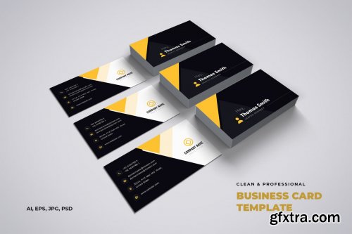 Clean & Professional Business Card Template