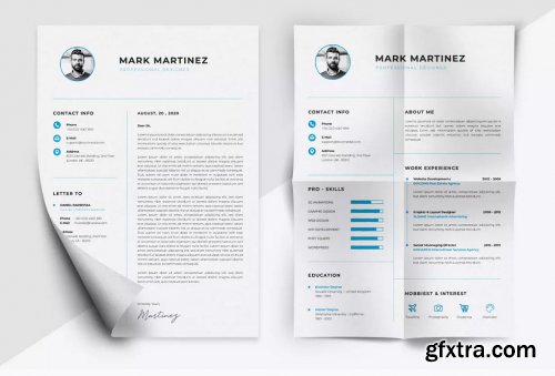 Minimalist CV Resume Vol. 49