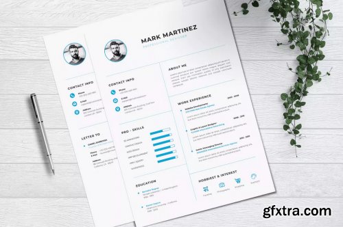 Minimalist CV Resume Vol. 49