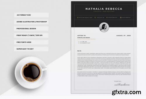 Minimalist CV Resume Vol. 44