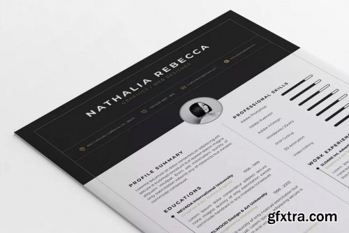 Minimalist CV Resume Vol. 44