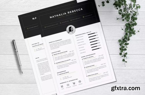 Minimalist CV Resume Vol. 44