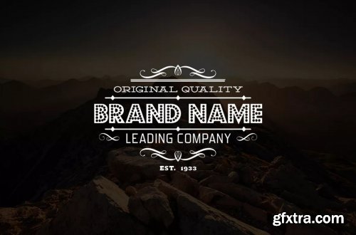 Vintage Logos and Badges Template - Vol.4