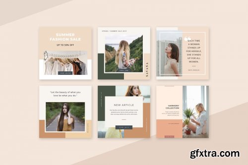 CreativeMarket - Pastel Instagram Pack 4018852