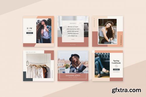 CreativeMarket - Pastel Instagram Pack 4018852