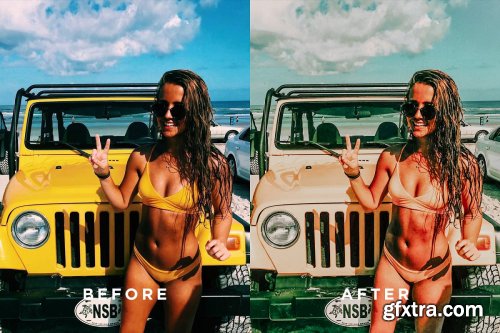 CreativeMarket - 7 Mobile Lightroom Presets Ipanema 4004349