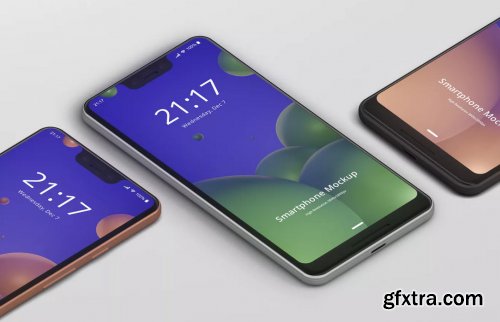 Smart Phone Mockup Pixel 3 XL