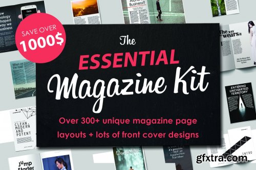 CreativeMarket - Magazine Template Bundle 3653156