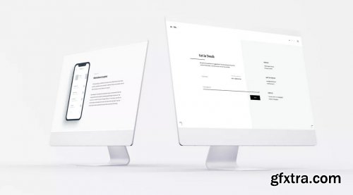 White iMac Mockup