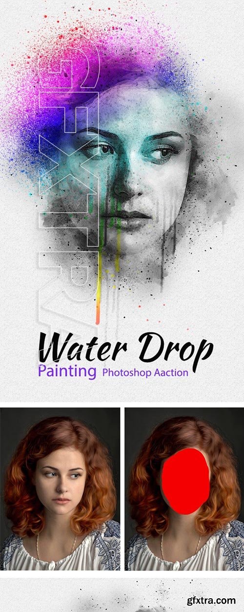 GraphicRiver - Water Drop Painting Photoshop Action 24414311