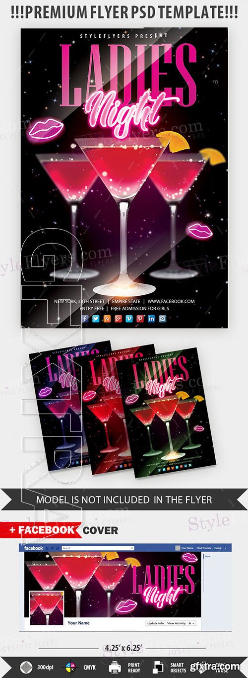 Ladies Night Flyer Template