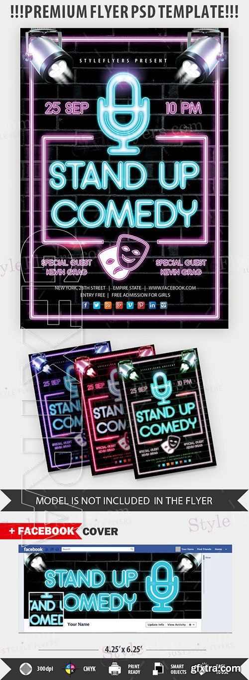 Stand Up Comedy Flyer