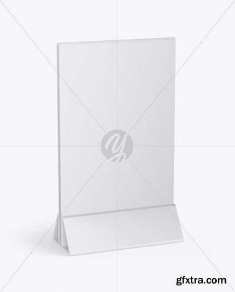 Plastic Table Tent Mockup 48121