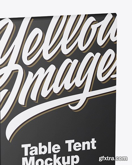 Plastic Table Tent Mockup 48121