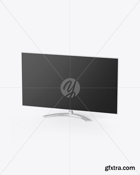 Metallic Monitor Mockup 48159