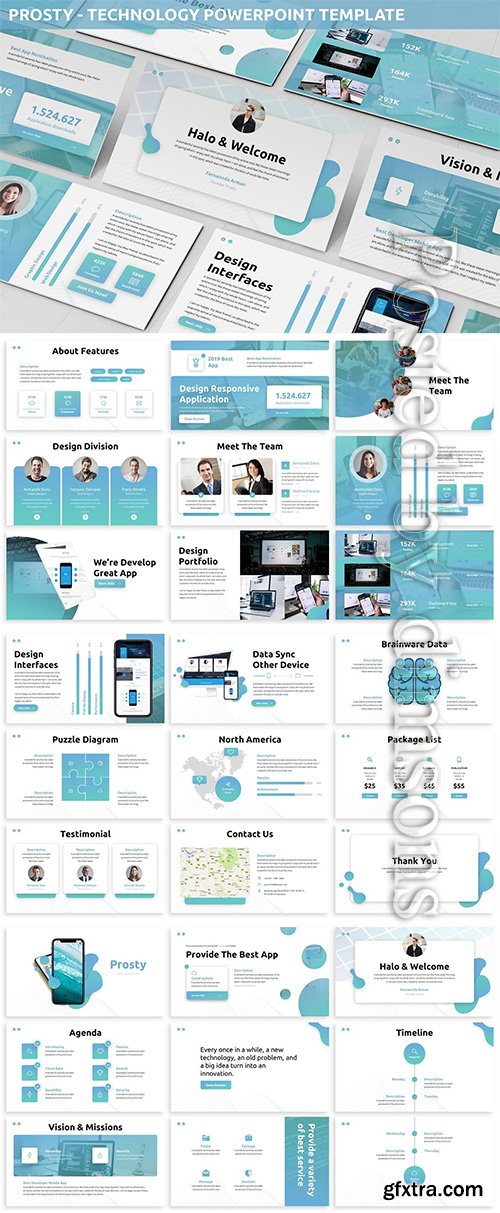 Prosty - Technology Powerpoint Template