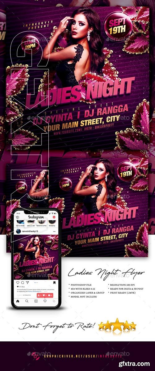 GraphicRiver - Ladies Night Flyer 24431803