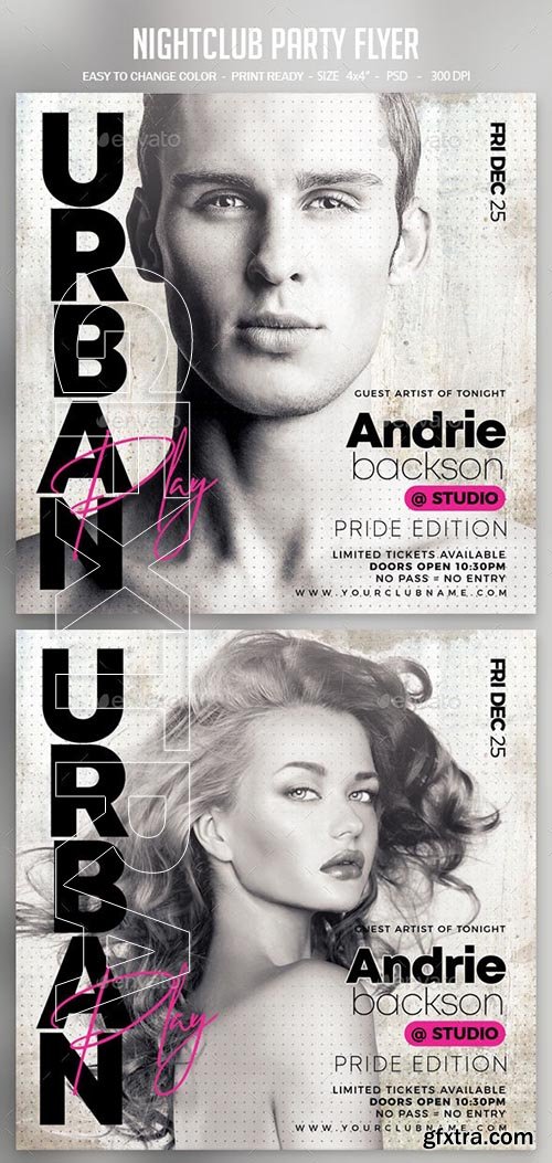 GraphicRiver - Nightclub Party Flyer 24434508