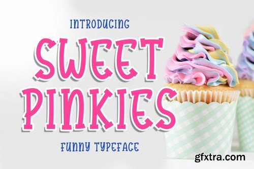 Sweet Pinkies - Funny Typeface