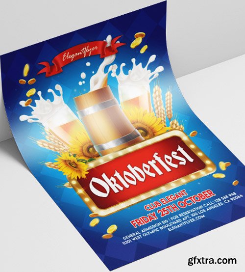 Oktoberfest V2208 2019 Premium PSD Flyer Template