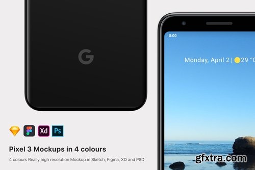 Google Pixel 3 mockup